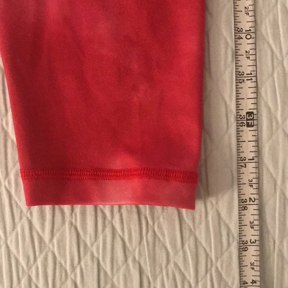 NWT Game OSU Ohio State University Red White Tie Dye Leggings Tights Ath… - Picture 13 of 15